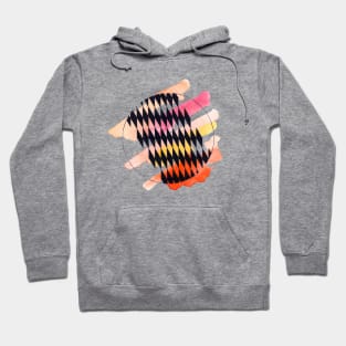 Checkered Watercolor Hoodie